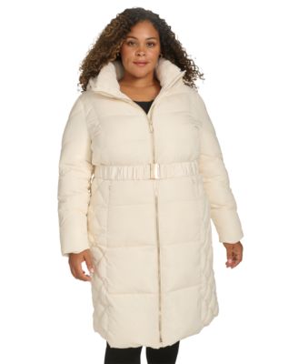 Calvin klein plus size puffer coat on sale