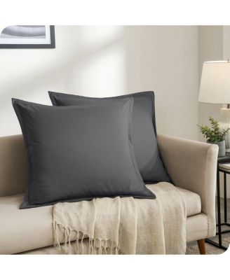 Ultra-Soft Double Brushed Pillow Sham Set, Euro