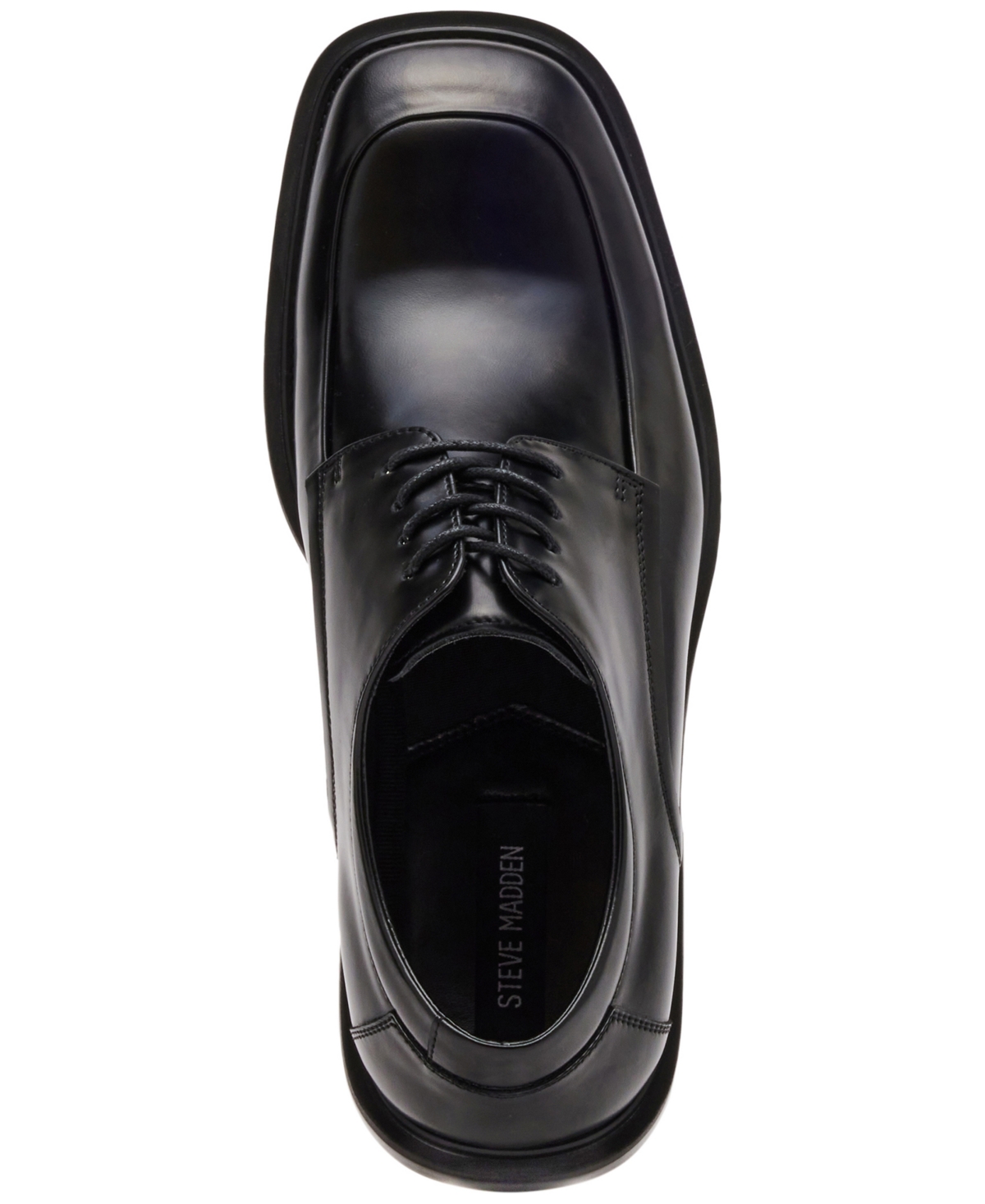 Steve Madden Men's Polmer Square-Toe Leather Dress Shoes