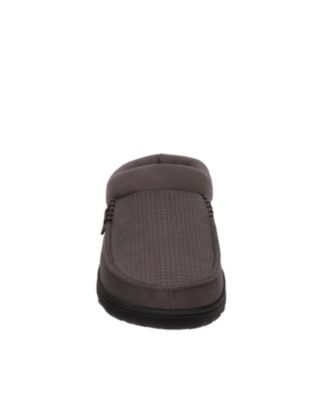 Men's Brendan Perforated Moccasin Toe Clog House Shoe Slipper