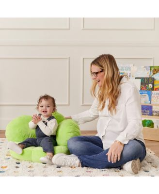 SoftZone Flower Cozy Cushion, Bright Green