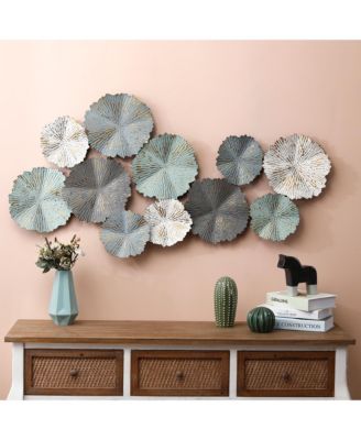 Metal Flowers Modern Wall Decor