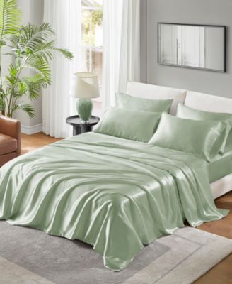 Satin Luxury 6-Pc. Sheet Set, King