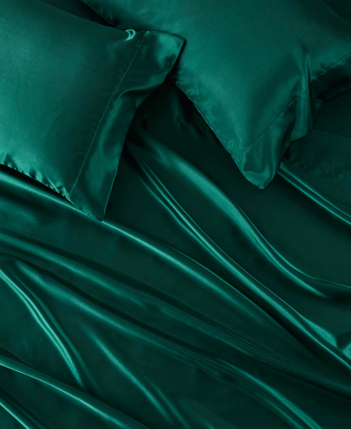 Madison Park Essentials Satin 6-pc. Sheet Set, King In Emerald