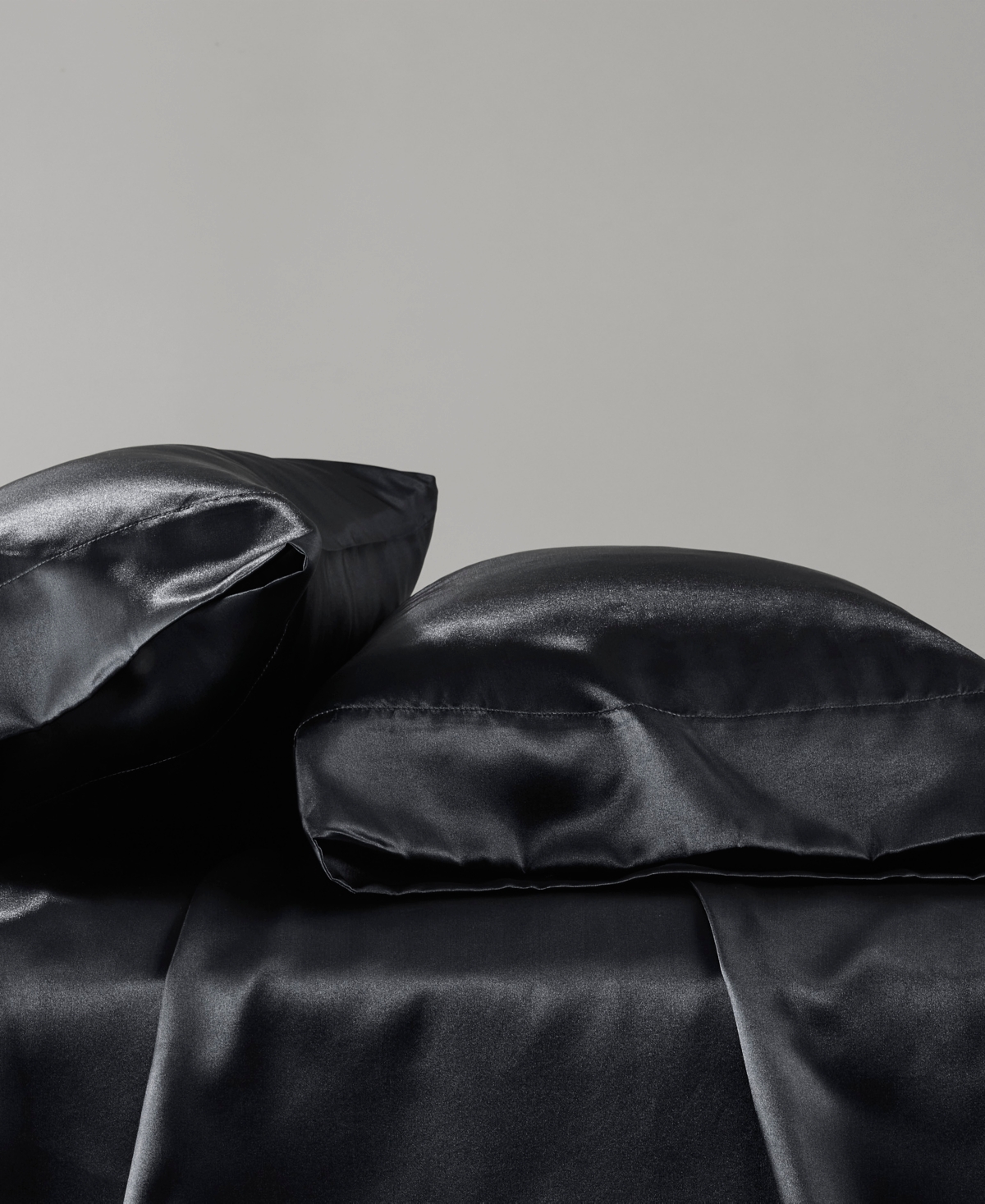 Madison Park Essentials Satin 7-pc. Sheet Set, Split King In Black