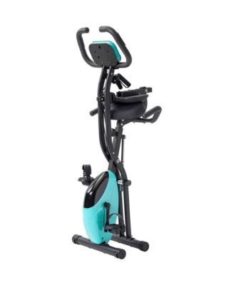 Folding Exercise Bike – Upright & Recumbent X-Bike for Compact Indoor Home Fitness Workouts