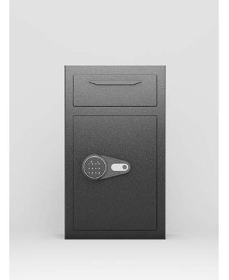 Depository Drop Safe, Front Drop Slot Lock Box with Digital Combination and Anti-Fishing, Silent Deposit Safe Box, Security Money Safe for Cash Slips Expense Business Office Home