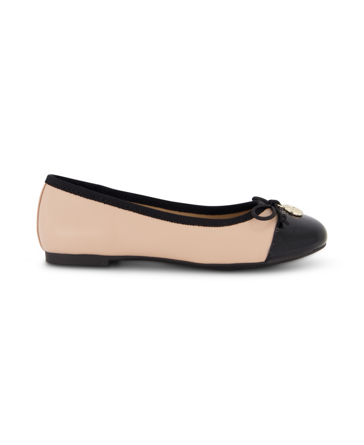 Sam & Libby Little And Big Girls Candice Avery Toe Cap Ballet Flat In Tan