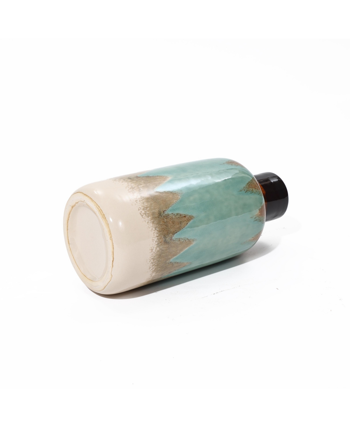 LuxenHome Ocean Ombre Stoneware Vase
