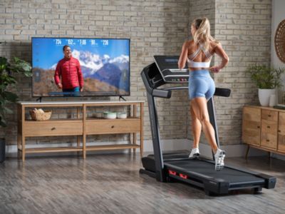 Carbon TLX Treadmill for Walking and Running with Built-In Fan and SpaceSaver Design