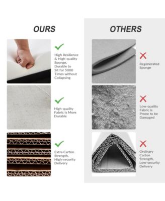 Transitional Carmen 43.7" Wide Storage Bench with Sturdy Wood Legs