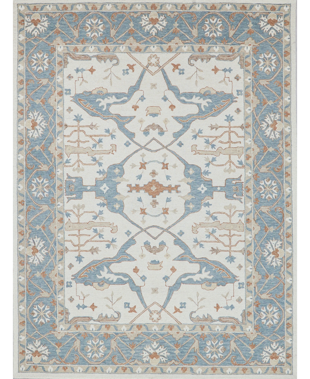 Exquisite Rugs Claremont Oushak 6794 Area Rug, 5' X 8' In Ivory,mist