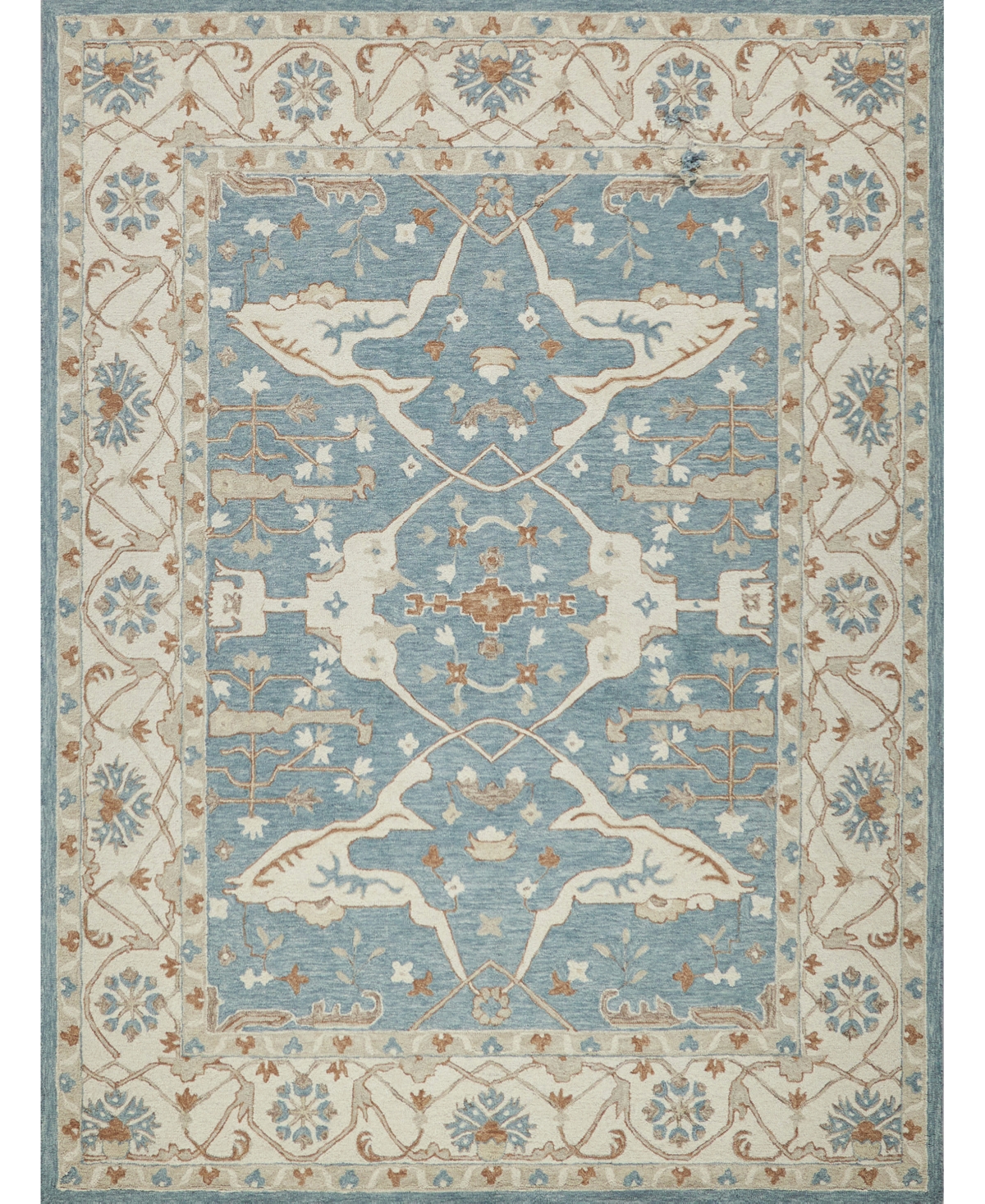 Exquisite Rugs Claremont Oushak 6831 Area Rug, 5' X 8' In Ivory,mist