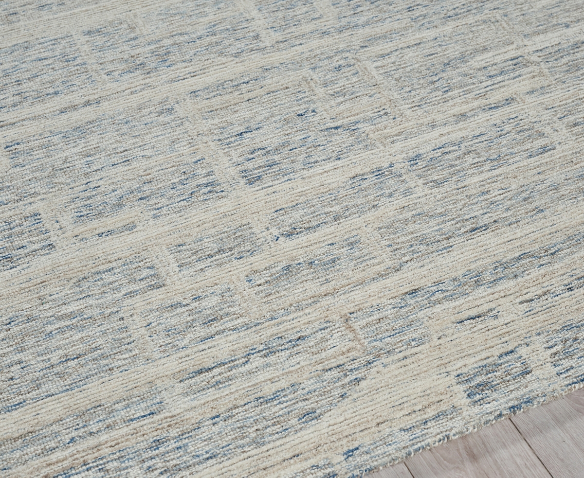 Exquisite Rugs Park City 6838 Area Rug, 8' X 10' In Blue,ivory