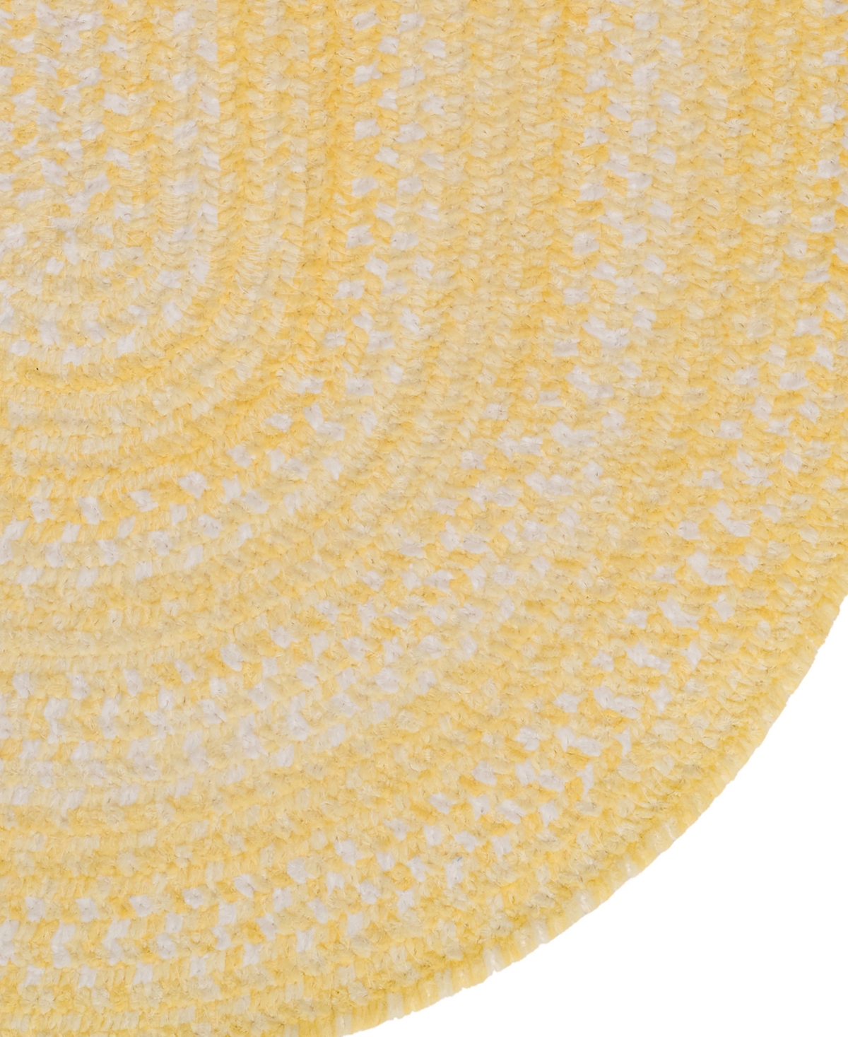 Capel Bambini 0377 2'x8' Oval Runner Area Rug In Gold,white
