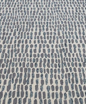 Exquisite Rugs Ink Blot 6310 Rug Collection In Black,gray