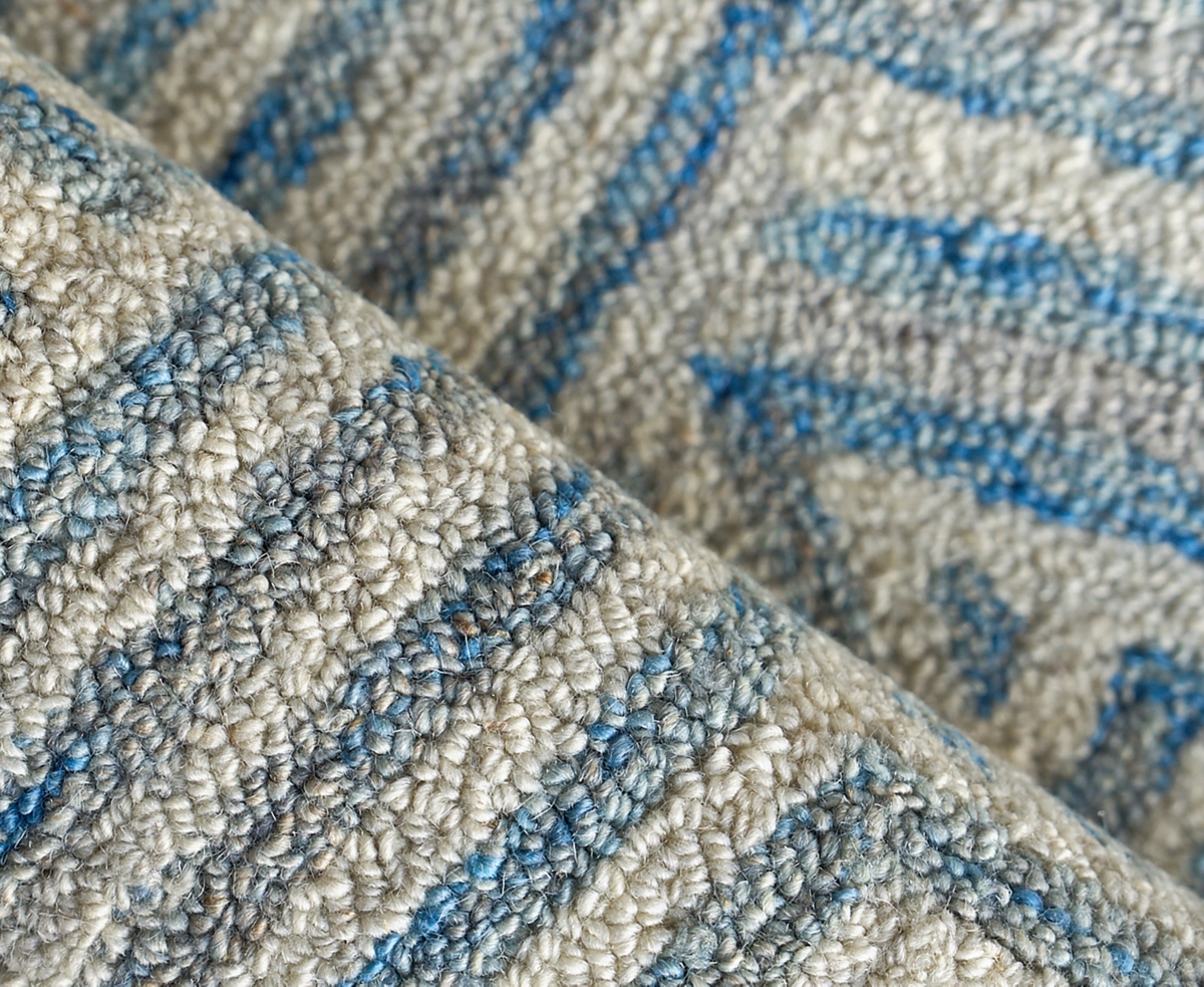 Exquisite Rugs Naturals 6783 6'x9' Area Rug In Blue,ivory