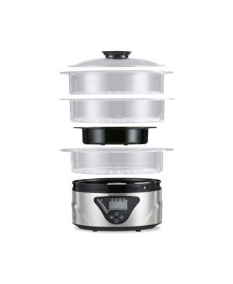 3-Tier Digital Food Steamer, 8.25 Quart