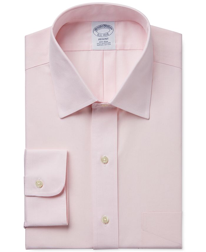 Brooks Brothers Brooks Brothers Regent Slim-Fit Non-Iron Pinpoint Solid ...