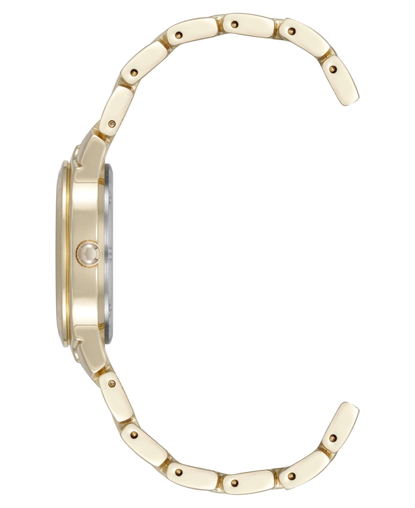 Женские часы Anne Klein Quartz Casual Gold-Tone Alloy Metal Watch, 28mm — фото 2