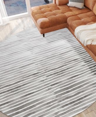 Seabreeze Washable SZ8 8'x8' Round Area Rug