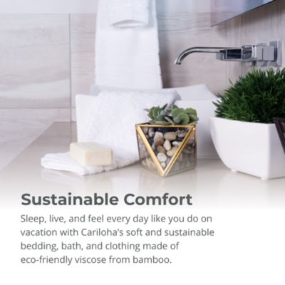 Turkish Cotton & Viscose Blend Washcloth, 12" x 12"