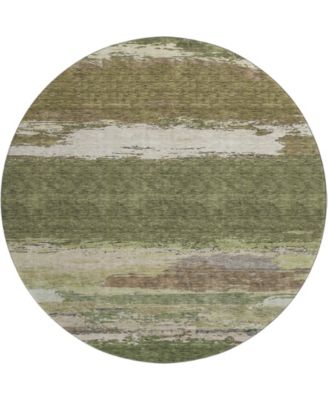 Trevi Washable TV8 8'x8' Round Area Rug
