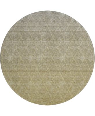 Lazio Washable LZ2 8'x8' Round Area Rug