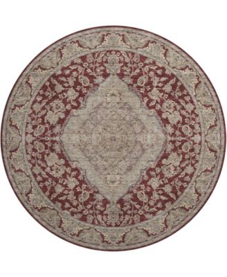 Hatay Washable HY3 8'x8' Round Area Rug
