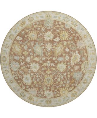 Hatay Washable HY2 8'x8' Round Area Rug