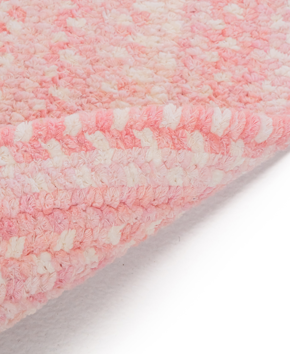 Capel Bambini 0377 2'x8' Oval Runner Area Rug In Pink