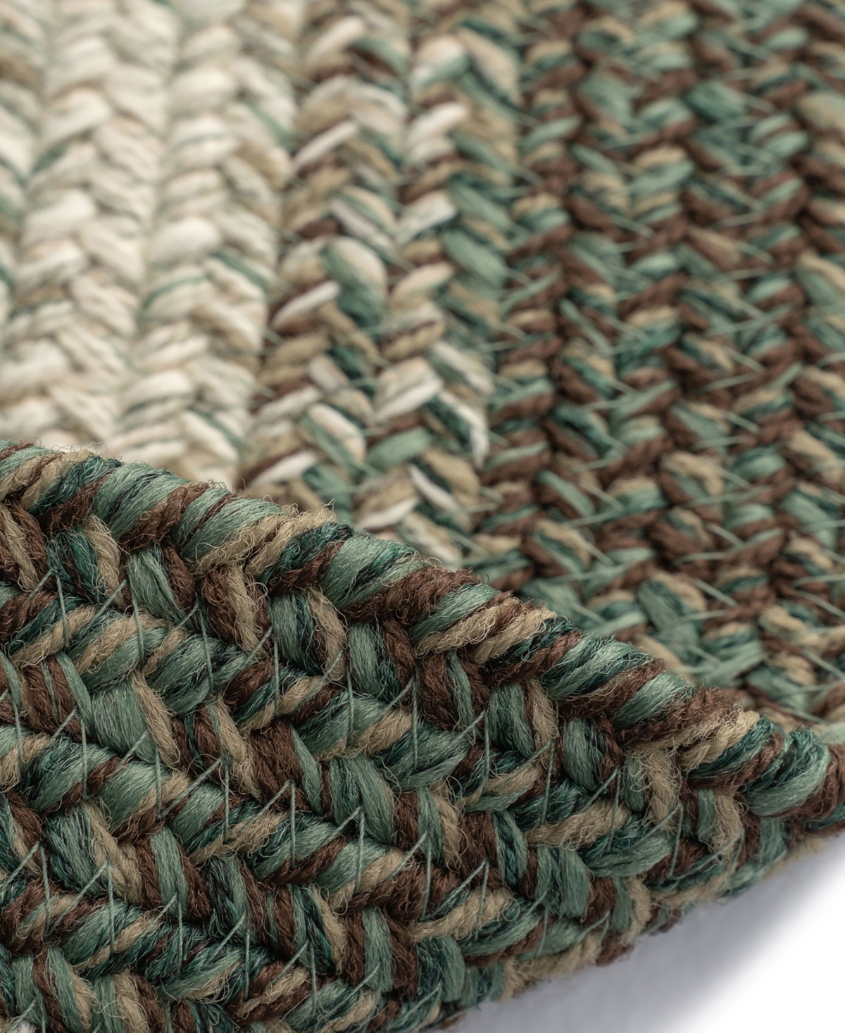Capel Sturbridge 0223 2'3"x9' Oval Runner Area Rug In Jade