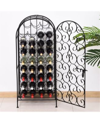 Functional Wine Rack Cabinet for Elegant Storage and Display of Wine Bottles