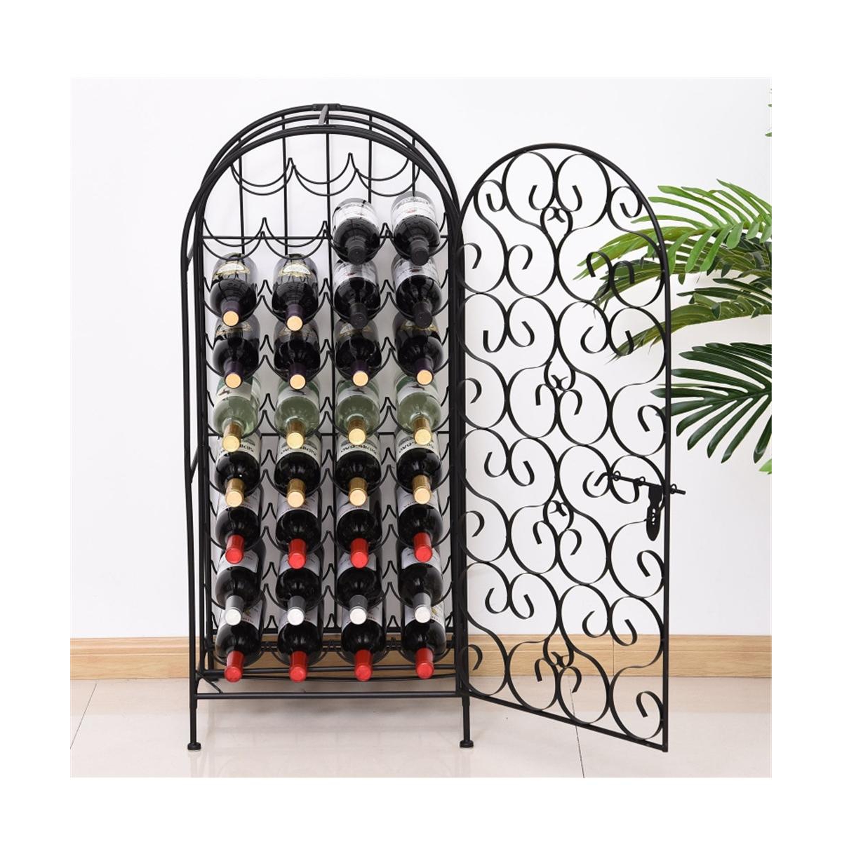 Slickblue Functional Wine Rack Cabinet for Elegant Storage and Display of Wine Bottles