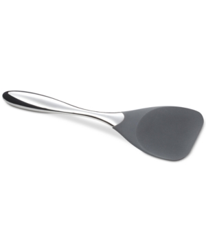 Shop Nambe Stainless Steel & Silicone Curvo Spoonula In Silver