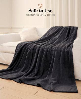 Heated Flannel Blanket, Queen