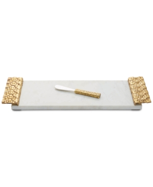Michael Aram Granite 2-Pc. Palm Cheeseboard & Spreader Set