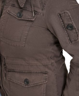 Levi's Trendy Plus Size Cotton Hood Utility Jacket - Macy's Levi's Trendy Plus Size Cotton Hood Utility Jacket - Macy's