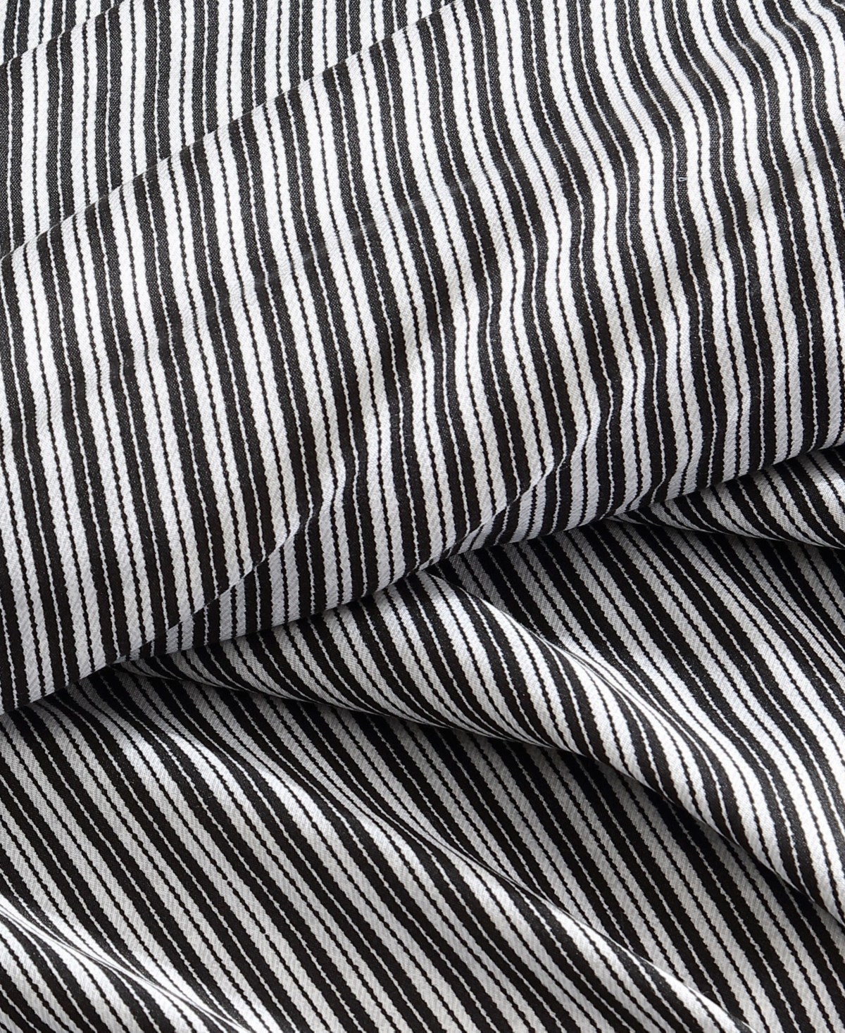 Kenneth Cole New York Microfiber 4 Piece Sheet Set, Twin In Twill Stripe