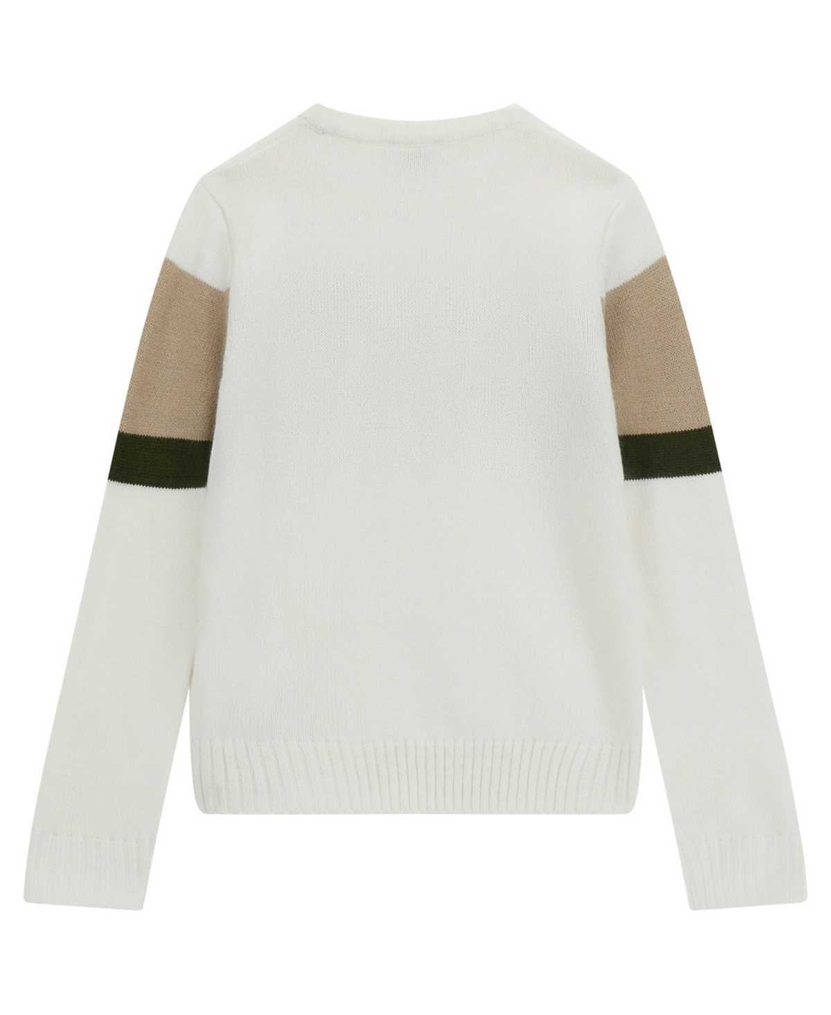 Guess Big Boys Long Sleeve Embroidered Logo Sweater