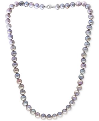 EFFY&reg; White Cultured Freshwater Pearl (7 mm) 18" Statement Necklace (Also in Gray, Pink, & Multicolor Cultured Freshwater Pearl)