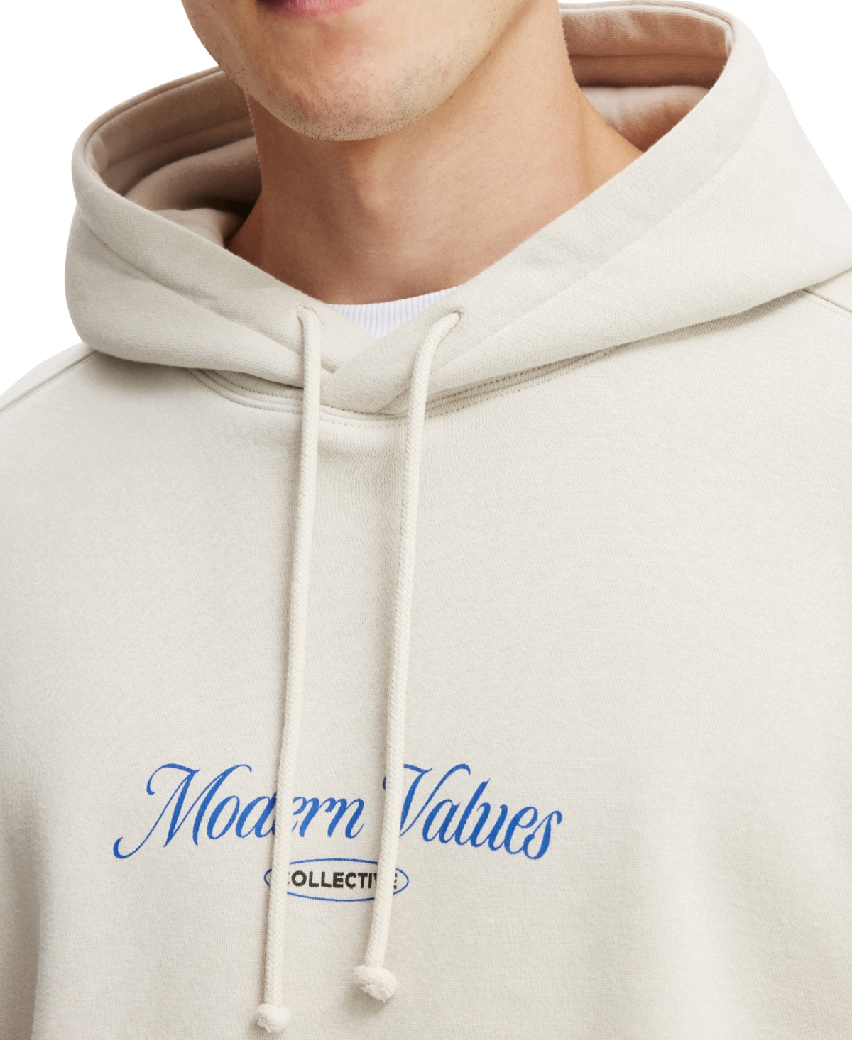 COTTON ON MEN'S BOX FIT GRAPHIC HOODIE 