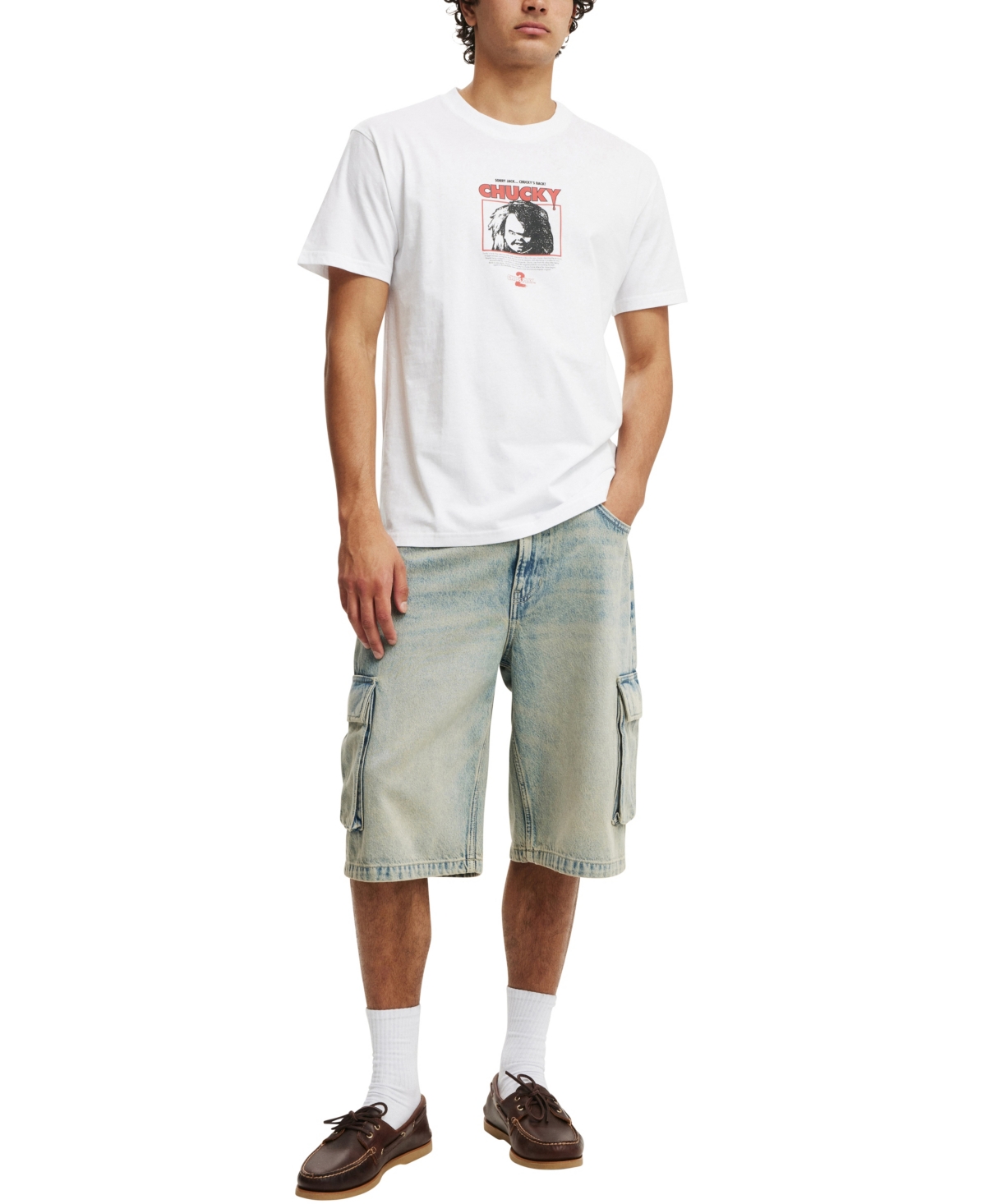 COTTON ON MEN'S LOOSE FIT MOVIE AND TV T-SHIRT 