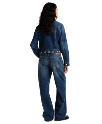 Tommy Jeans Women's Mia Relaxed Star Studded Jeans	
