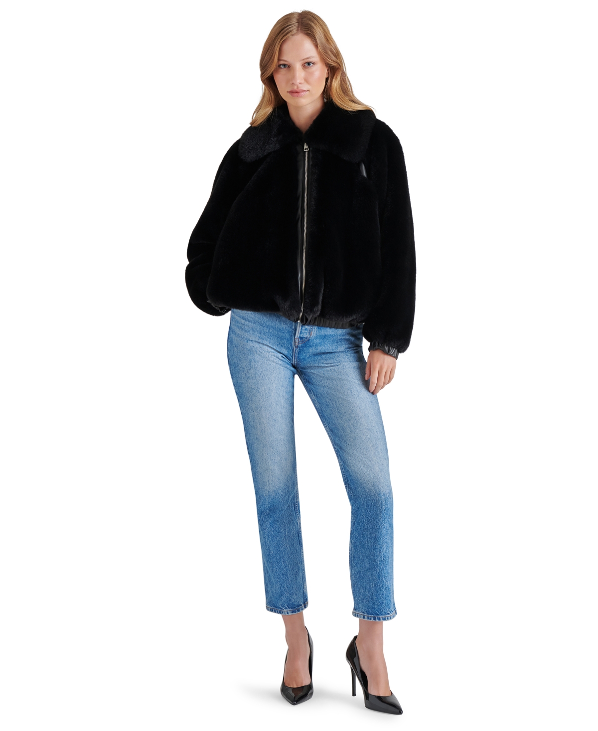 Steve Madden Women's Zephrine Faux-Fur Jacket
