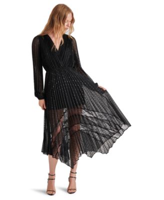 Women's Ari Lace Pleated Handkerchief-Hem Dress