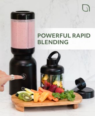 Warrior Countertop Blender - Powerful Motor, Versatile, Blend and Go with Straw or Storage Lid.