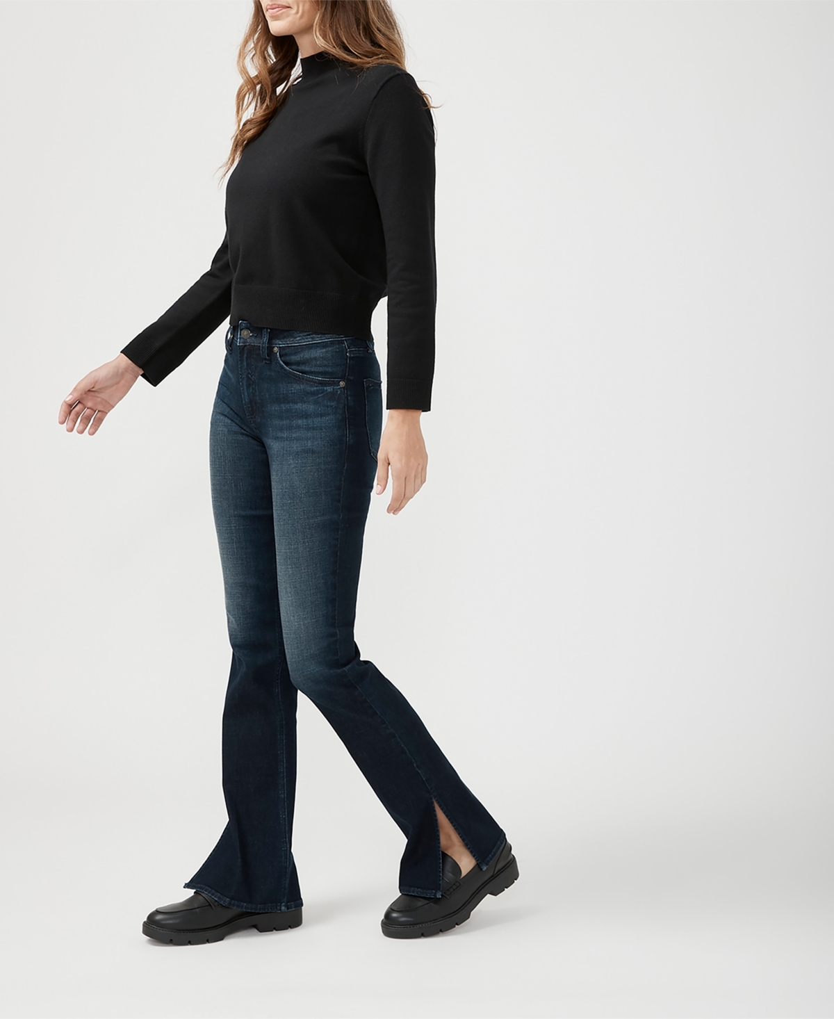 Silver Jeans Co. Infinite Fit Mid Rise Bootcut Jeans In Indigo In Indigo