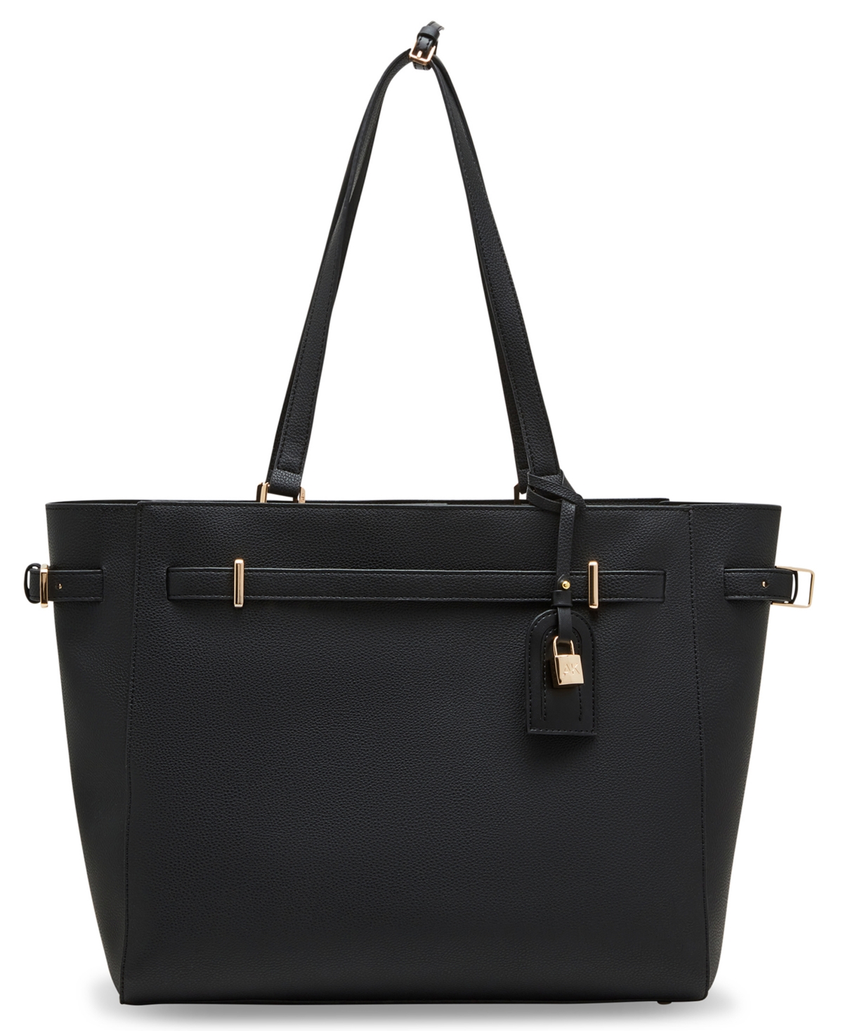 ANNE KLEIN BELTED LARGE SHOULDER TOTE BAG 