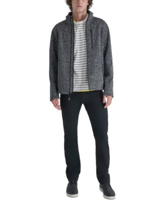 Men's Sweater-Knit Fleece Jacket 